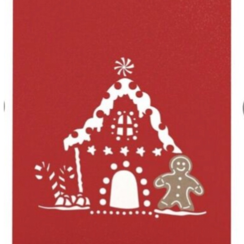 Lovepop Gingerbread House Pop-Up 3-D
